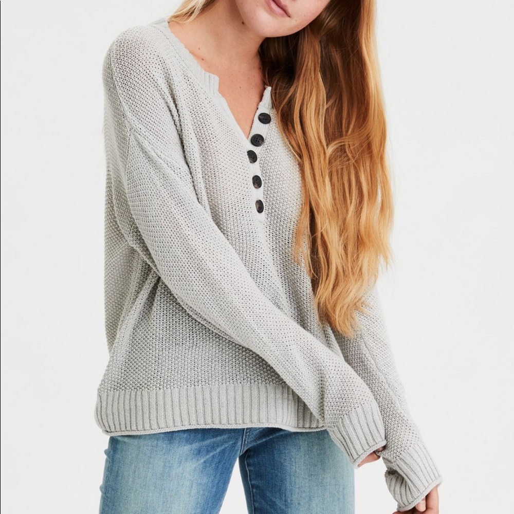 American Eagle Oversized Henley
